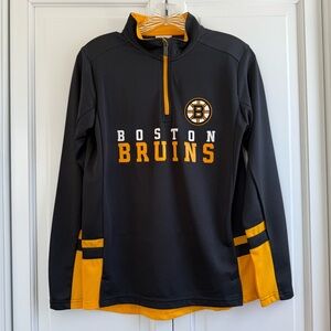 Boston Bruins Black and Gold Pullover Youth Large 14-16